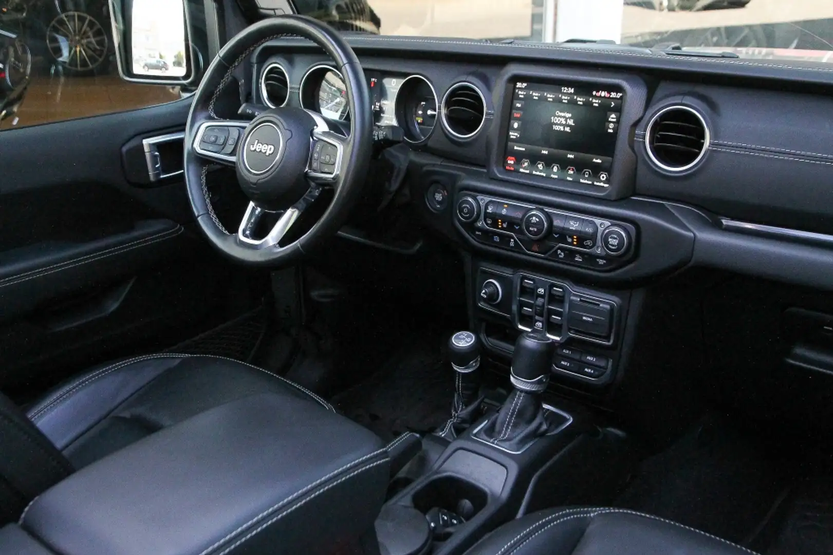 Jeep Wrangler Unlimited 4xe 380 Sahara I Sky-one I ACC I Grijs - 2