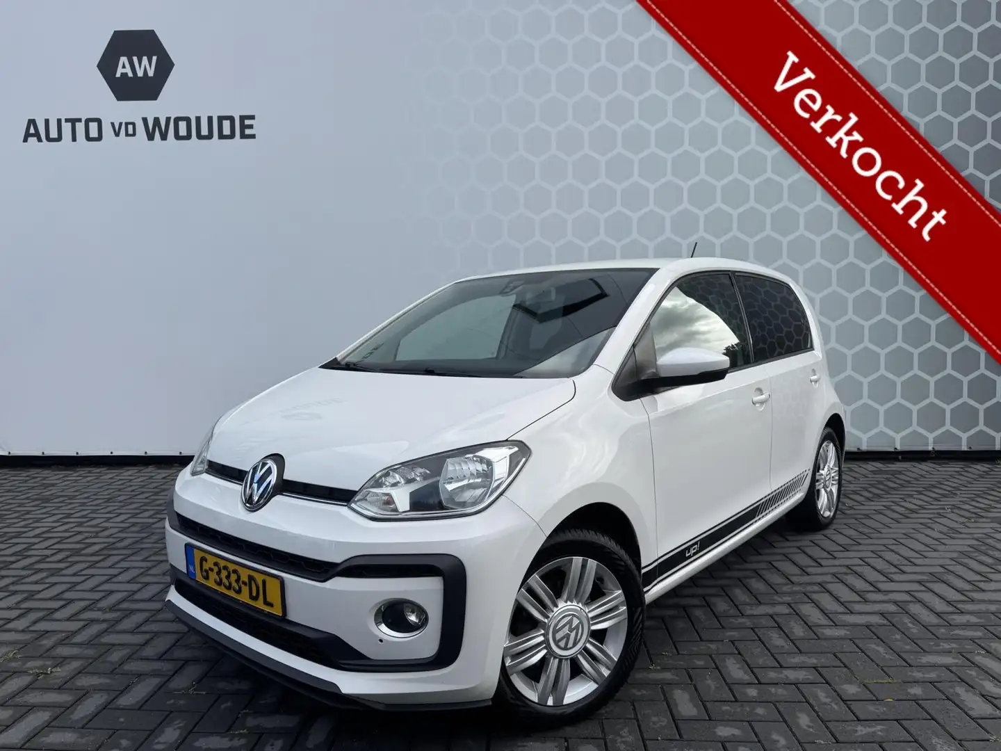 Volkswagen up! 1.0 TSI 90PK high up! Stoelverwarming Clima Wit - 1