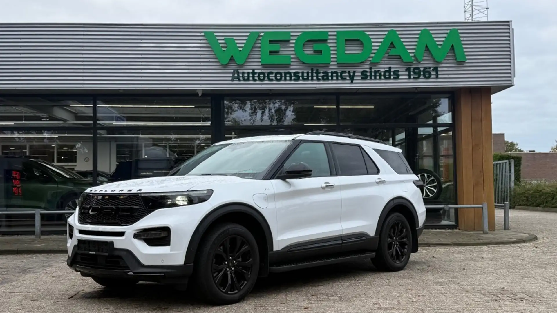 Ford Explorer 3.0 V6 EB PHEV ST-LINE BLACK EDITION / RAPTOR GRIL Blanc - 1