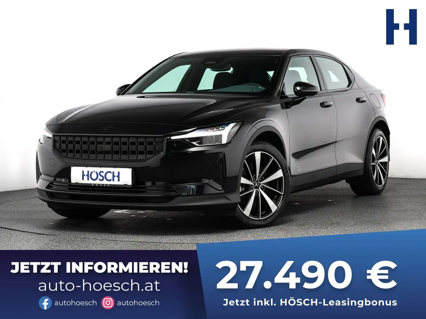 Polestar 2 Standard Range 64kWh WENIG KM AKTION Noir - 1