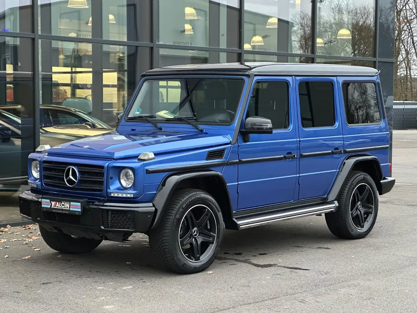 Mercedes-Benz G 350 d AMG-Line S-HEFT/NAVI-COM/R-CAM/BI-COLOR Bleu - 2