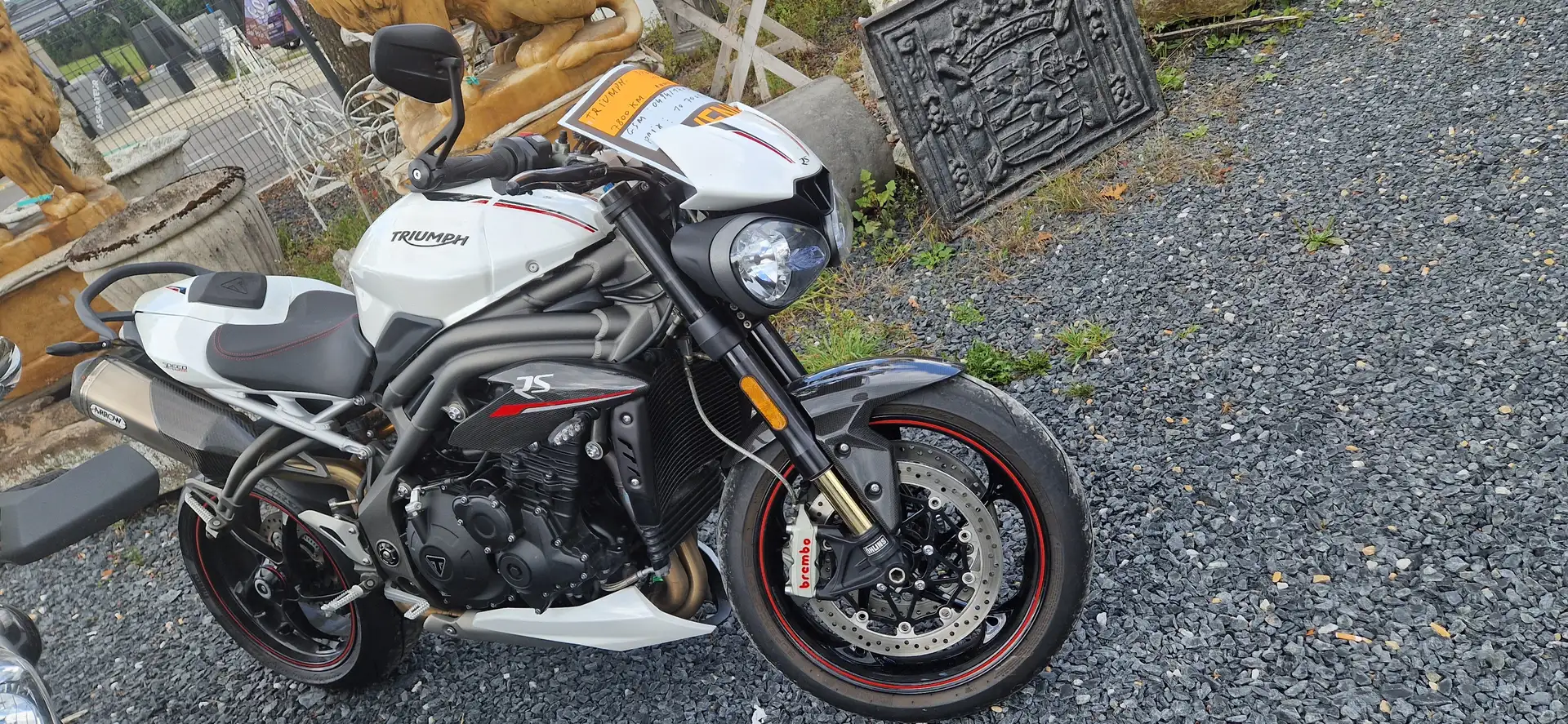 Triumph Speed Triple 1050 Rs Blanc - 2