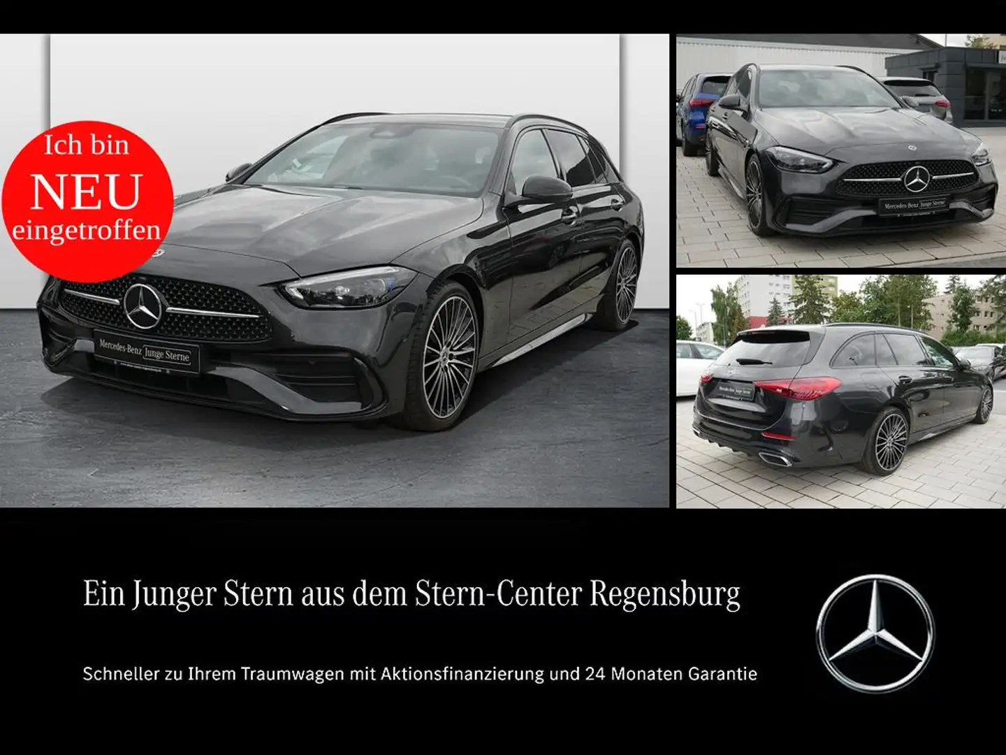 Mercedes-Benz C 300 d T+AMG+DIGITAL LIGHT+NIGHT+KAMERA+19Zoll Grijs - 1