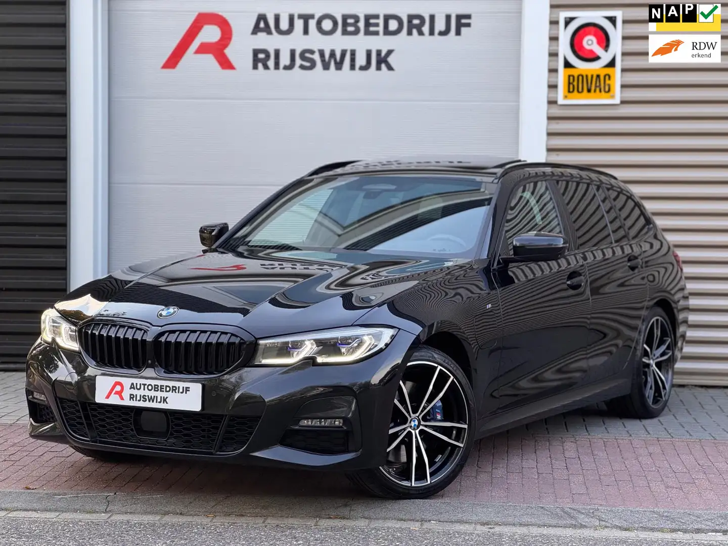 BMW 330 3-serie Touring 330e High Executive M Seats/Pano/3 Noir - 1