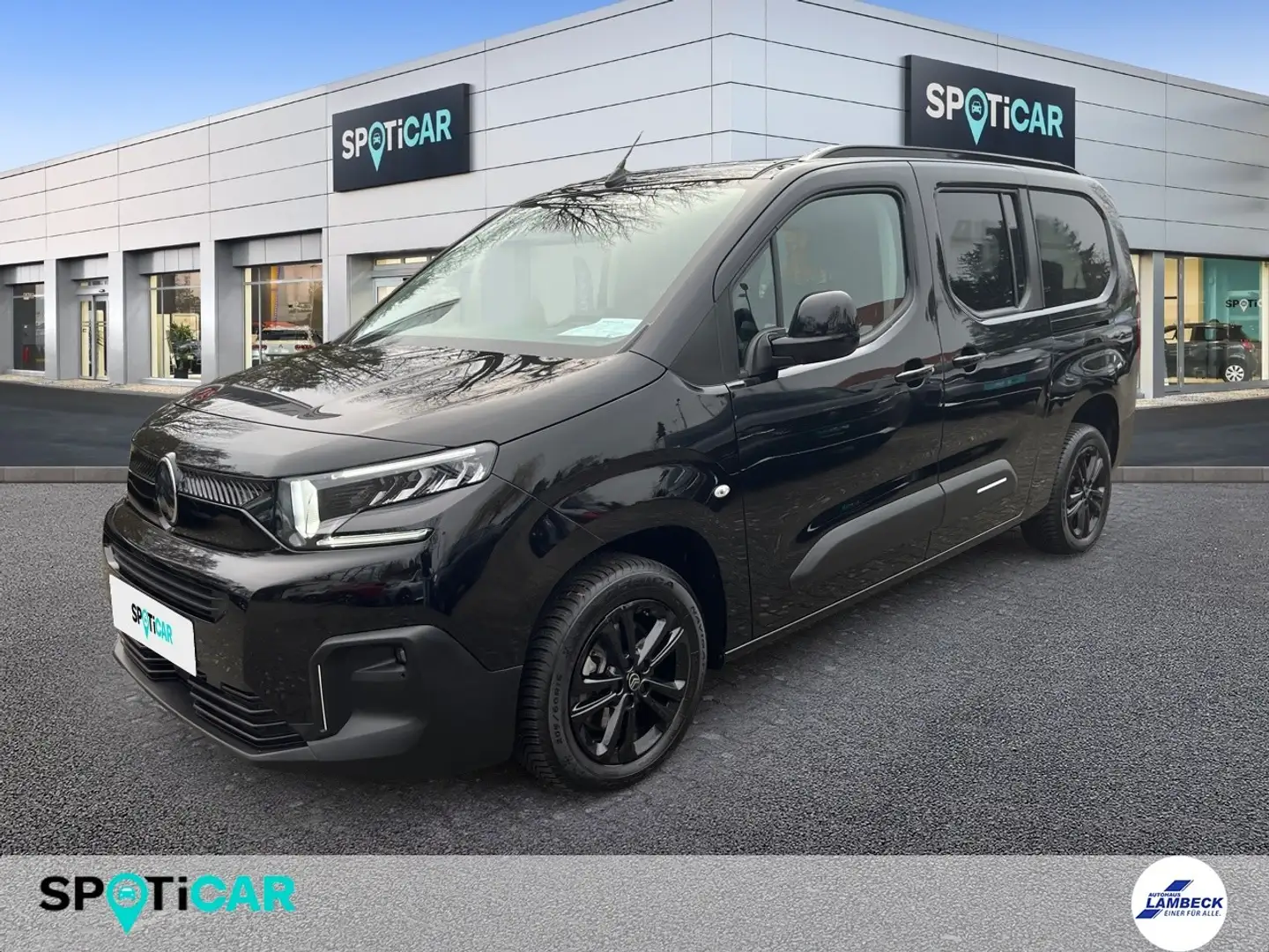 Citroen Berlingo Kombi XL BlueHDi 130 EAT8 Max NAVI SHZ Zwart - 1