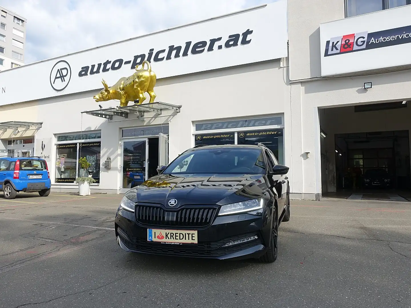 Skoda Superb Kombi 2,0 TDI 4x4 Sportline DSG Noir - 1
