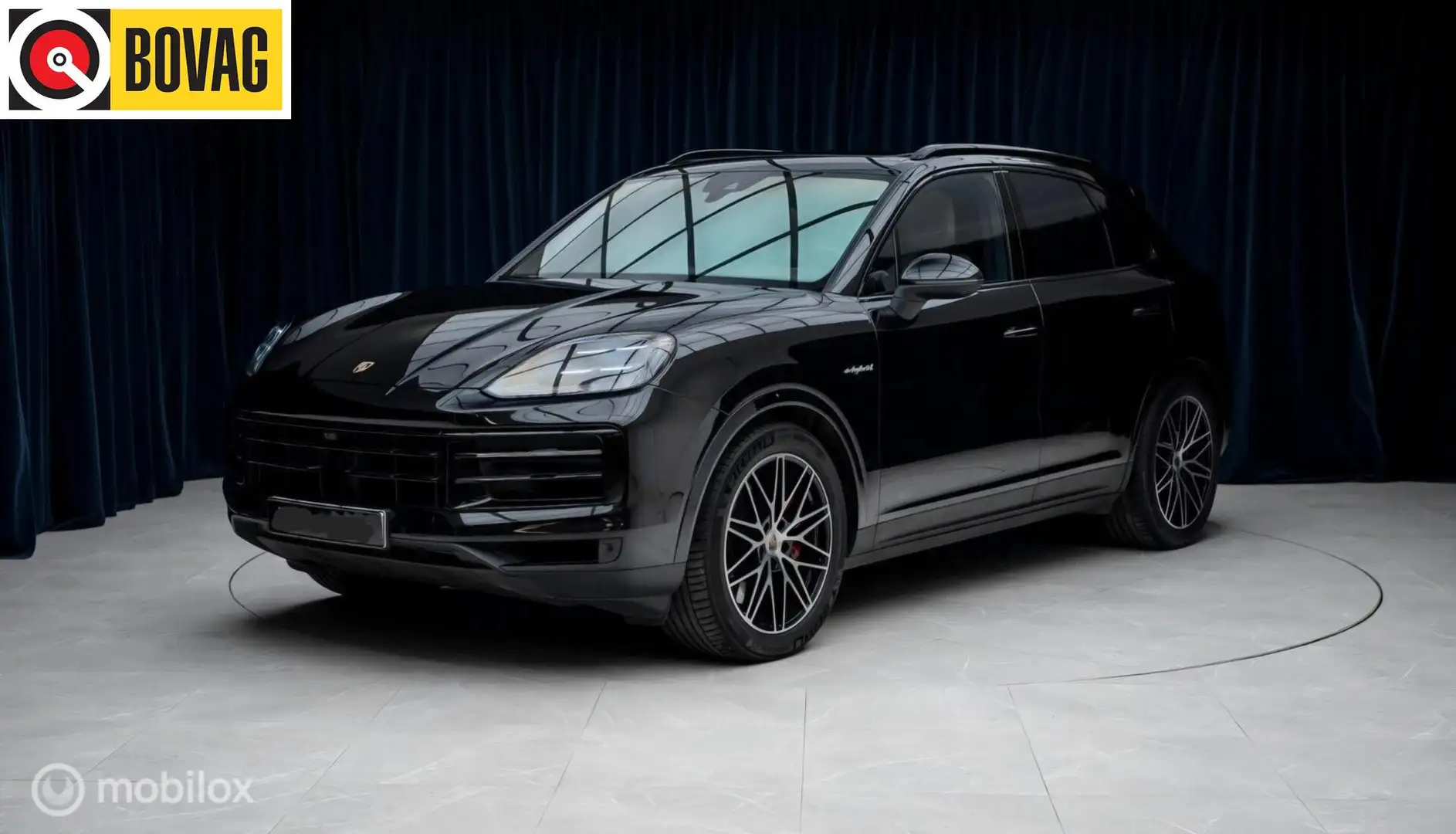 Porsche Cayenne 3.0 S E-Hybrid 519 pk, Burmester, pano, 360 Schwarz - 1