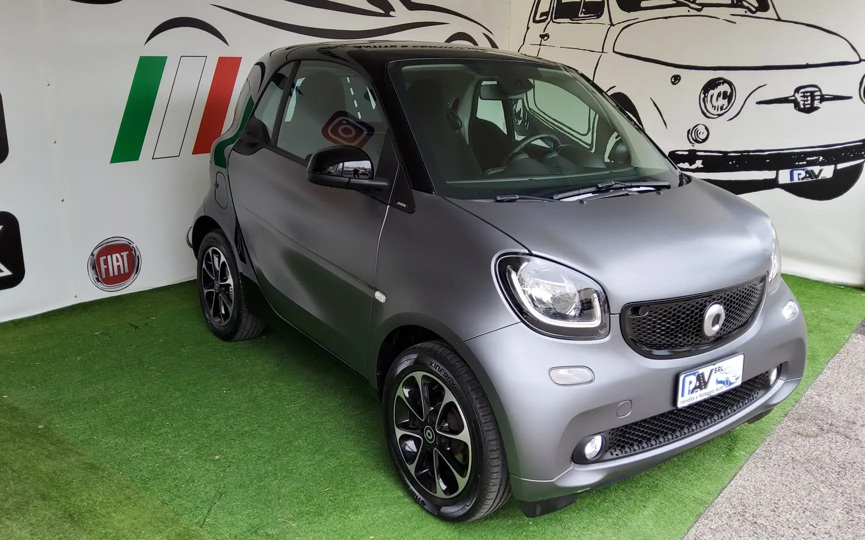 smart forTwo Fortwo 1.0 Passion 71cv twinamic my18 Gris - 2