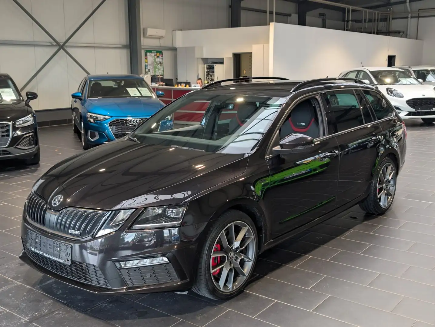 Skoda Octavia Combi 2.0 TSI DSG RS AHK PDC Klimaaut. Negro - 1