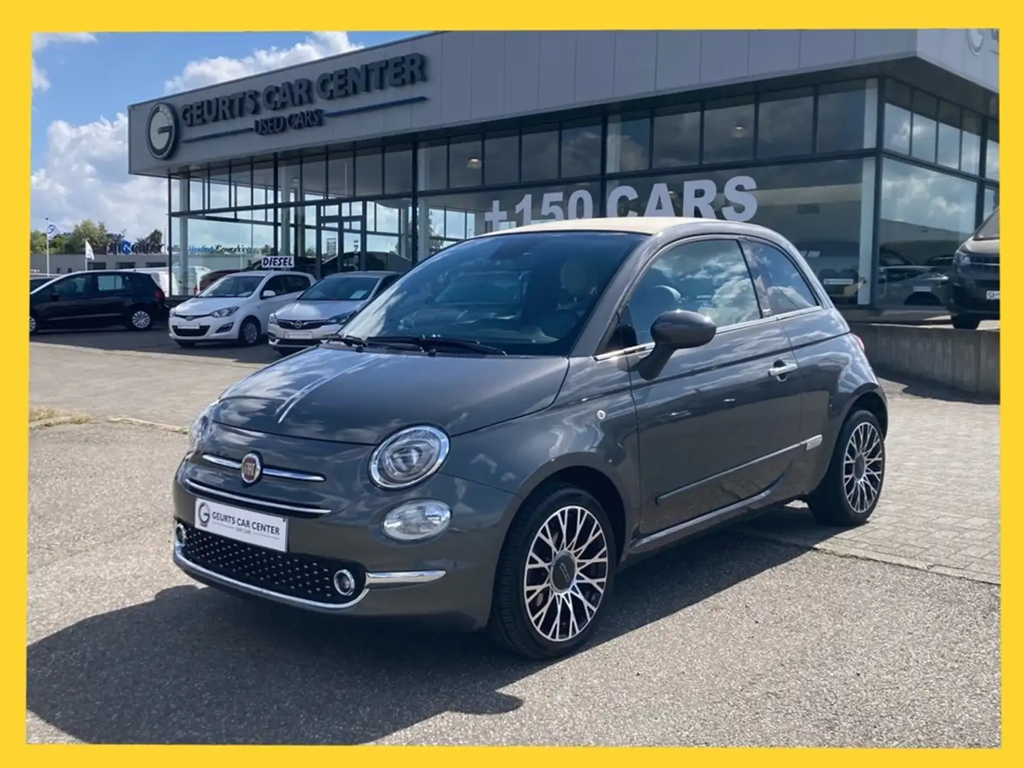 Fiat 500C 1.2i Cabrio Rockstar 69pk ! Gris - 1
