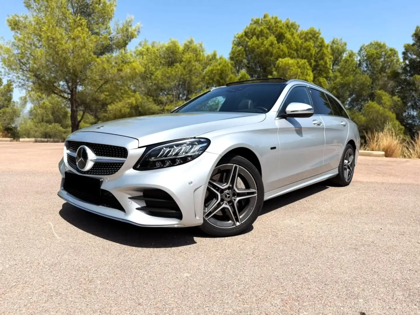 Mercedes-Benz C 300 Estate de 9G-Tronic Gris - 1