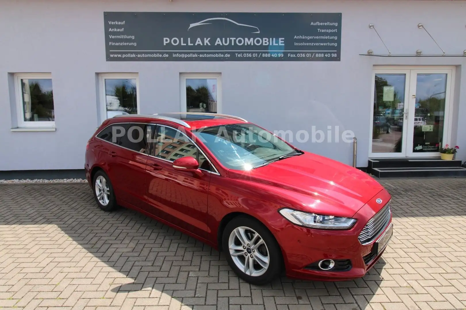 Ford Mondeo Turnier Titanium*LED*NAVI*PANO*CAM*SHZ*BC Rouge - 1