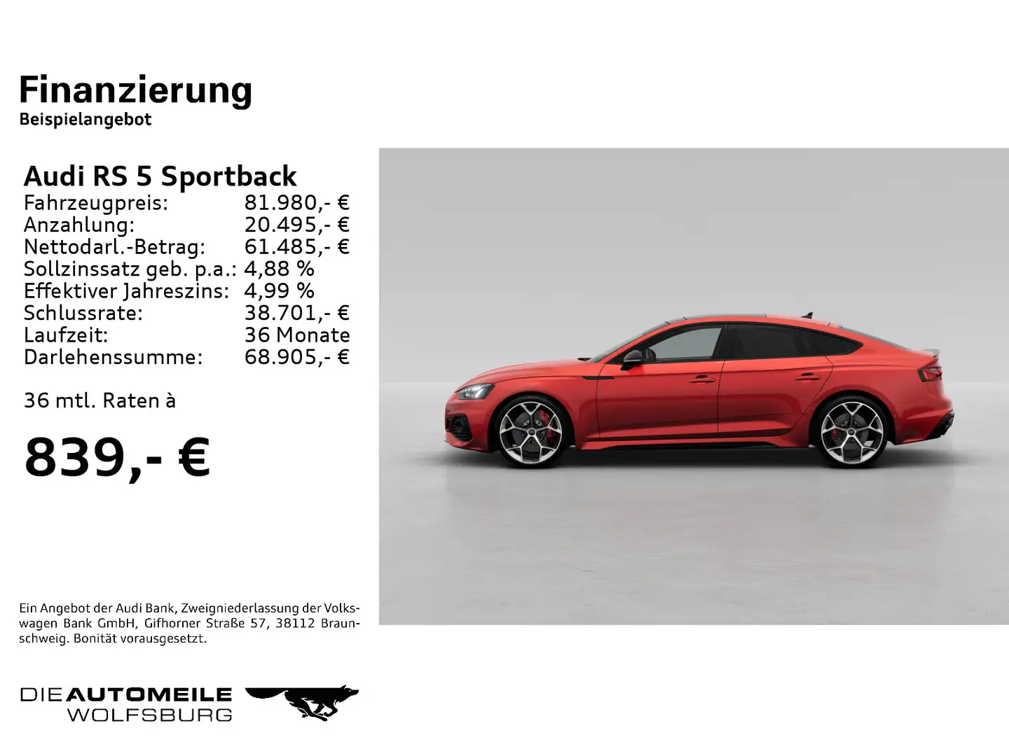 Audi RS5 2.9 TFSI quattro tiptronic HeadUp Rot - 2