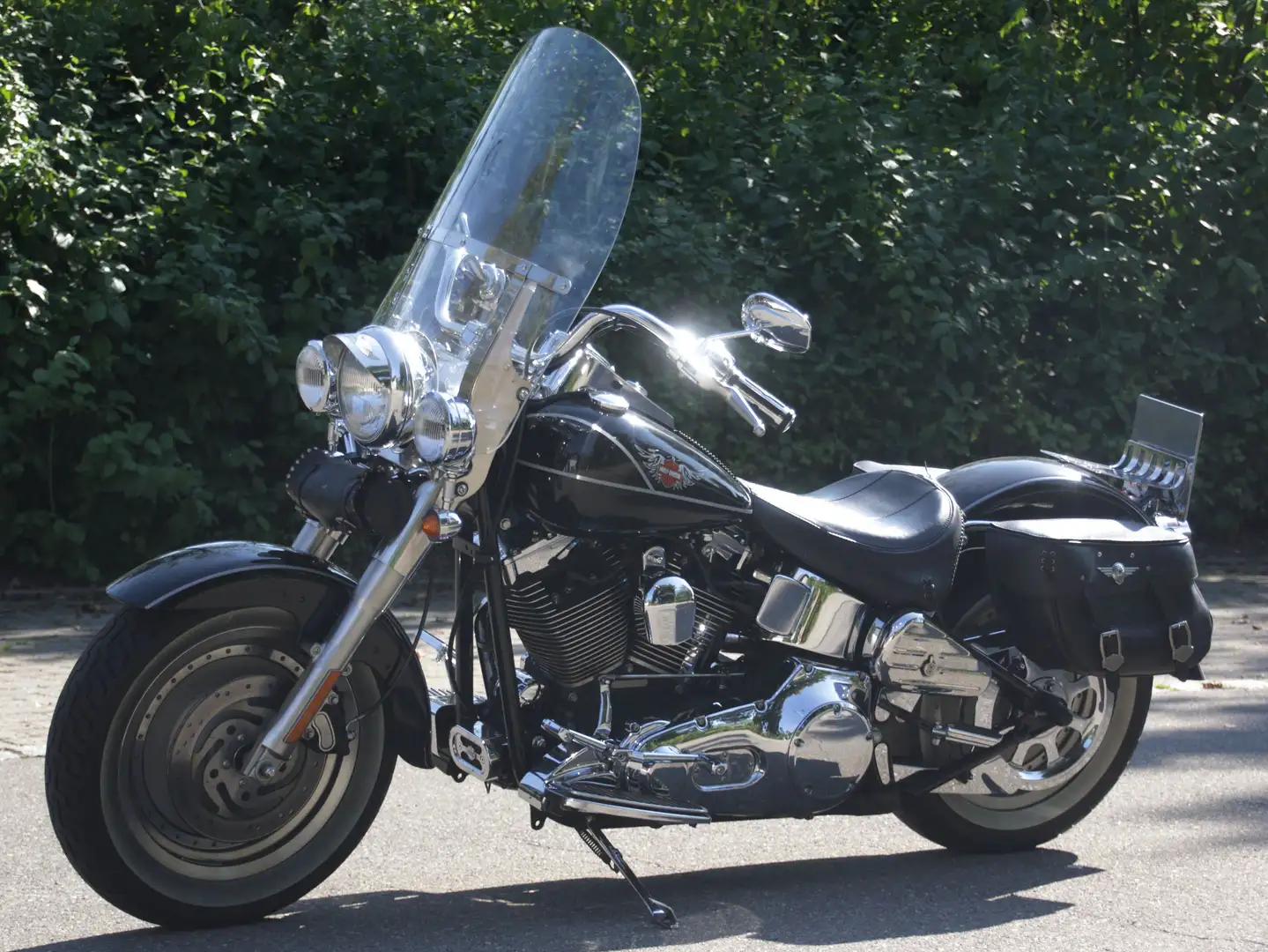 Harley-Davidson Fat Boy FLSTF Schwarz - 2