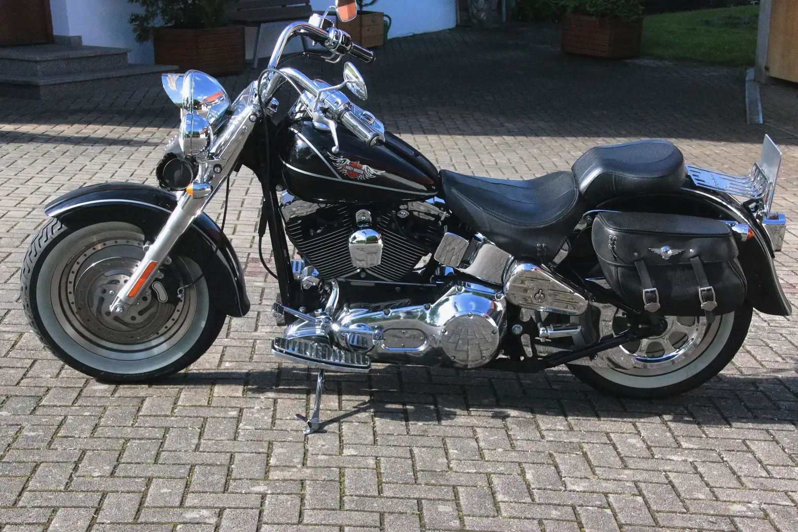 Harley-Davidson Fat Boy FLSTF Schwarz - 1