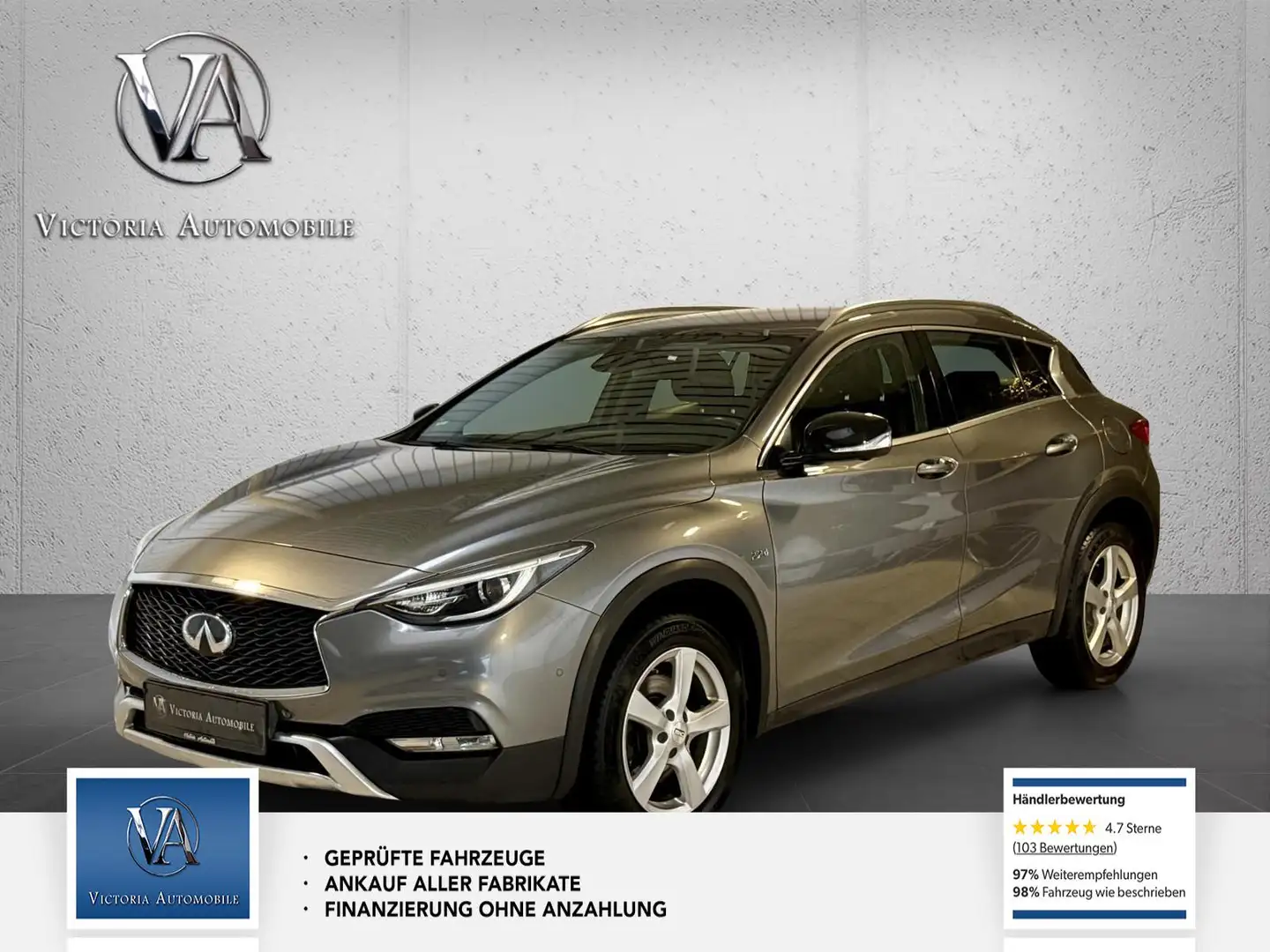Infiniti Q30 QX30 2.2 d AWD City Black Edition Schervice neu, N Gris - 1