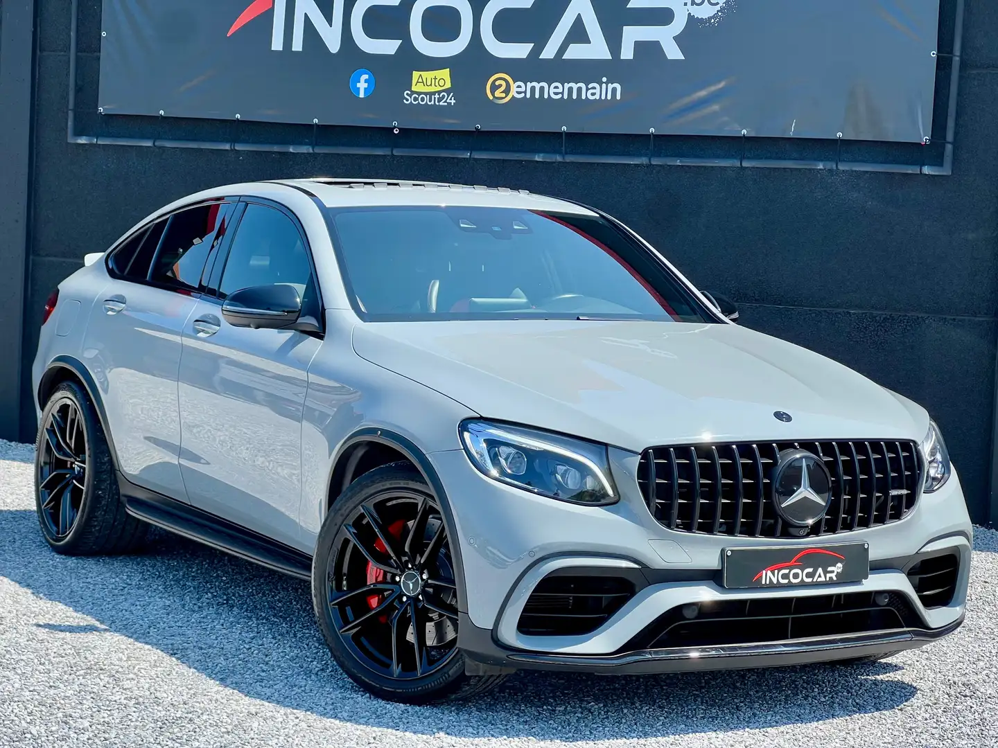 Mercedes-Benz GLC 63 AMG Coupé S 4-Matic+ *1er PROPRIETAIRE / GARANTIE * Gris - 1