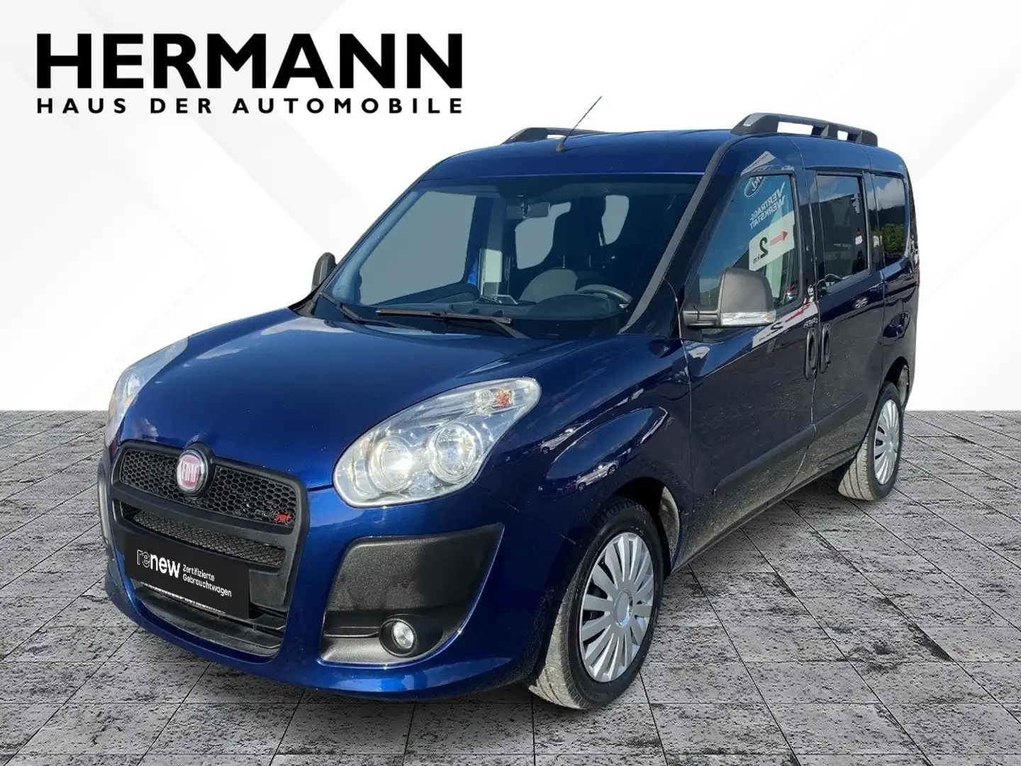 Fiat Doblo 1.6 Multijet Dynamic *AHK*Kamera*Klima* Blauw - 1