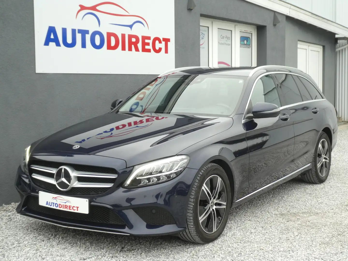 Mercedes-Benz C 200 Cdi Cuir, Navi, Camera, Led, Carplay, Dab, PDC Bleu - 1