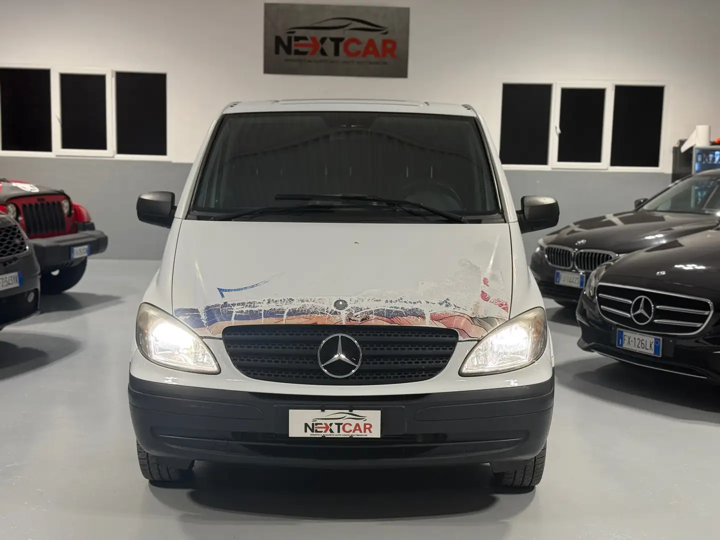 Mercedes-Benz Vito 111 CDI 195.000KM 3 POSTI Bianco - 2