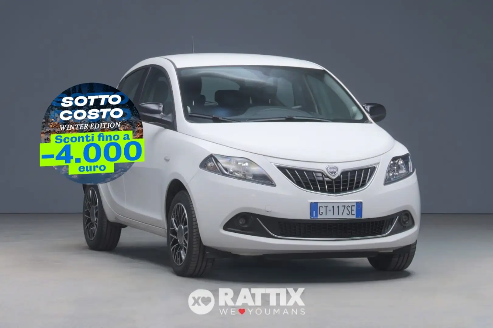 Lancia Ypsilon 1.0 Firefly Hybrid 70CV Platino Bianco - 1