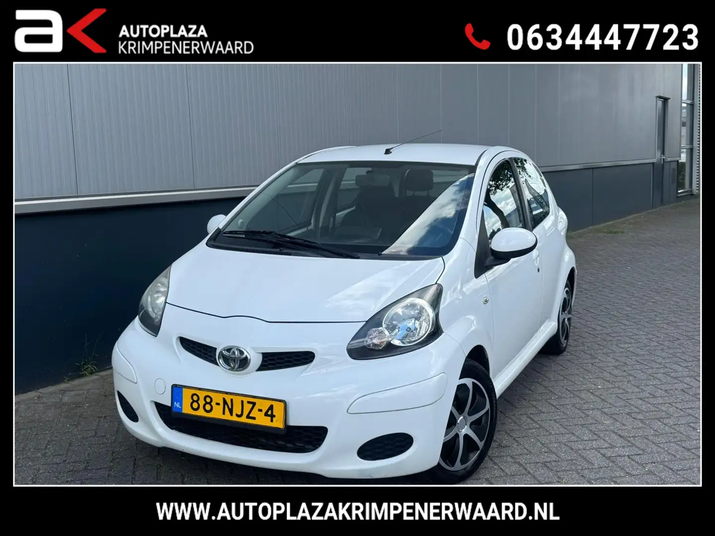 Toyota Aygo 1.0-12V Comfort android carplay Electrisch ramen N Biały - 1