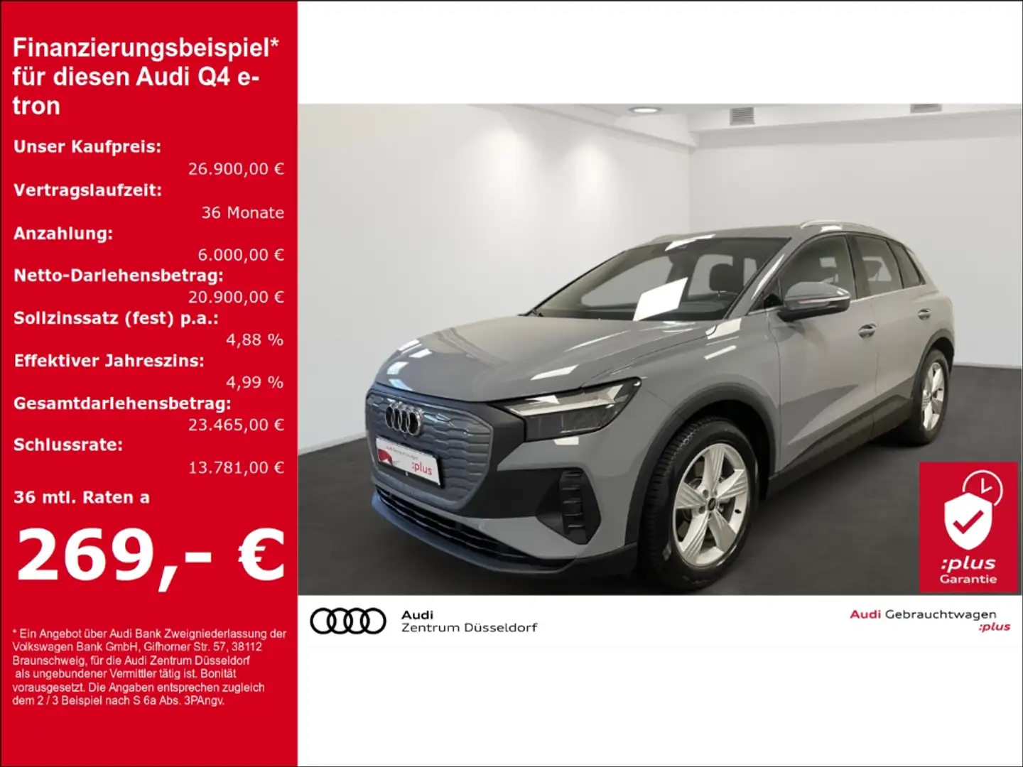 Audi Q4 e-tron 35 LED MMI 19 SHZ DAB Grau - 1