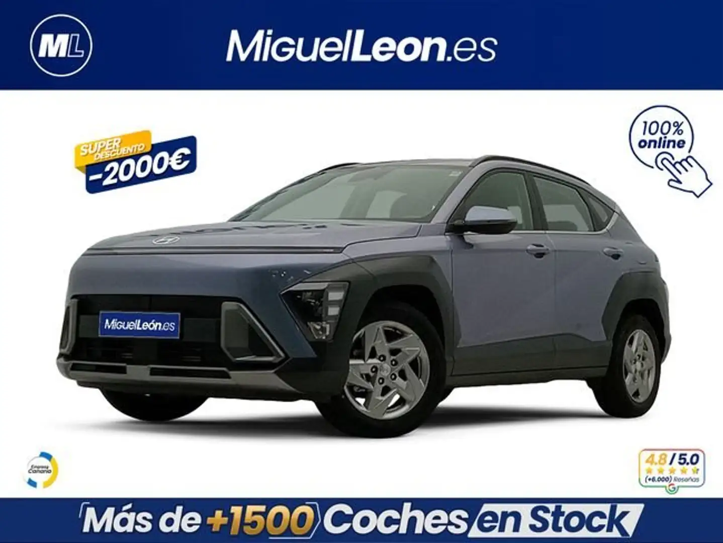 Hyundai KONA 1.0 TGDI Maxx 4x2 Azul - 1