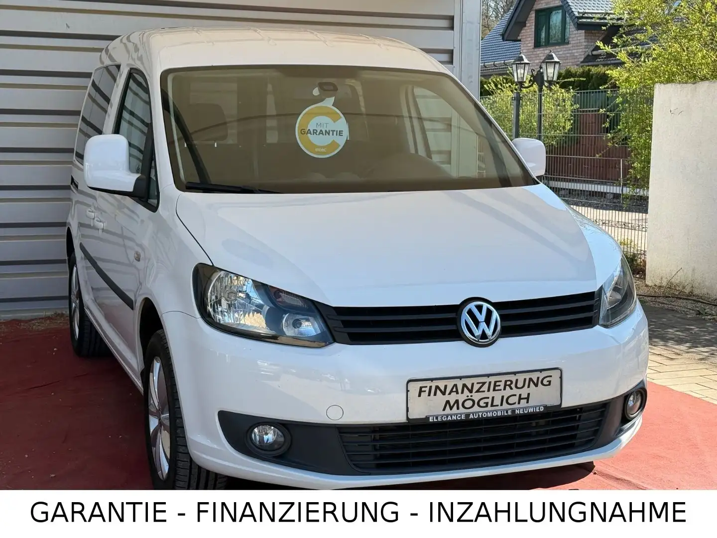 Volkswagen Caddy /Kombi Kasten/Garantie/Scheckheft/WENIG  KM Blanc - 1