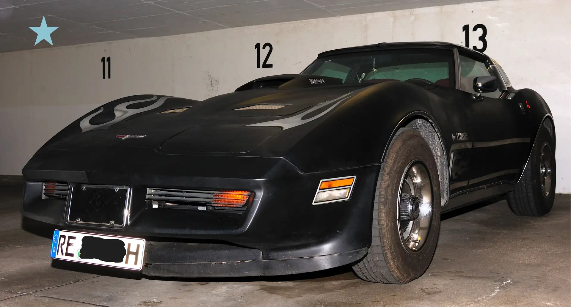 Chevrolet Corvette Zwart - 1