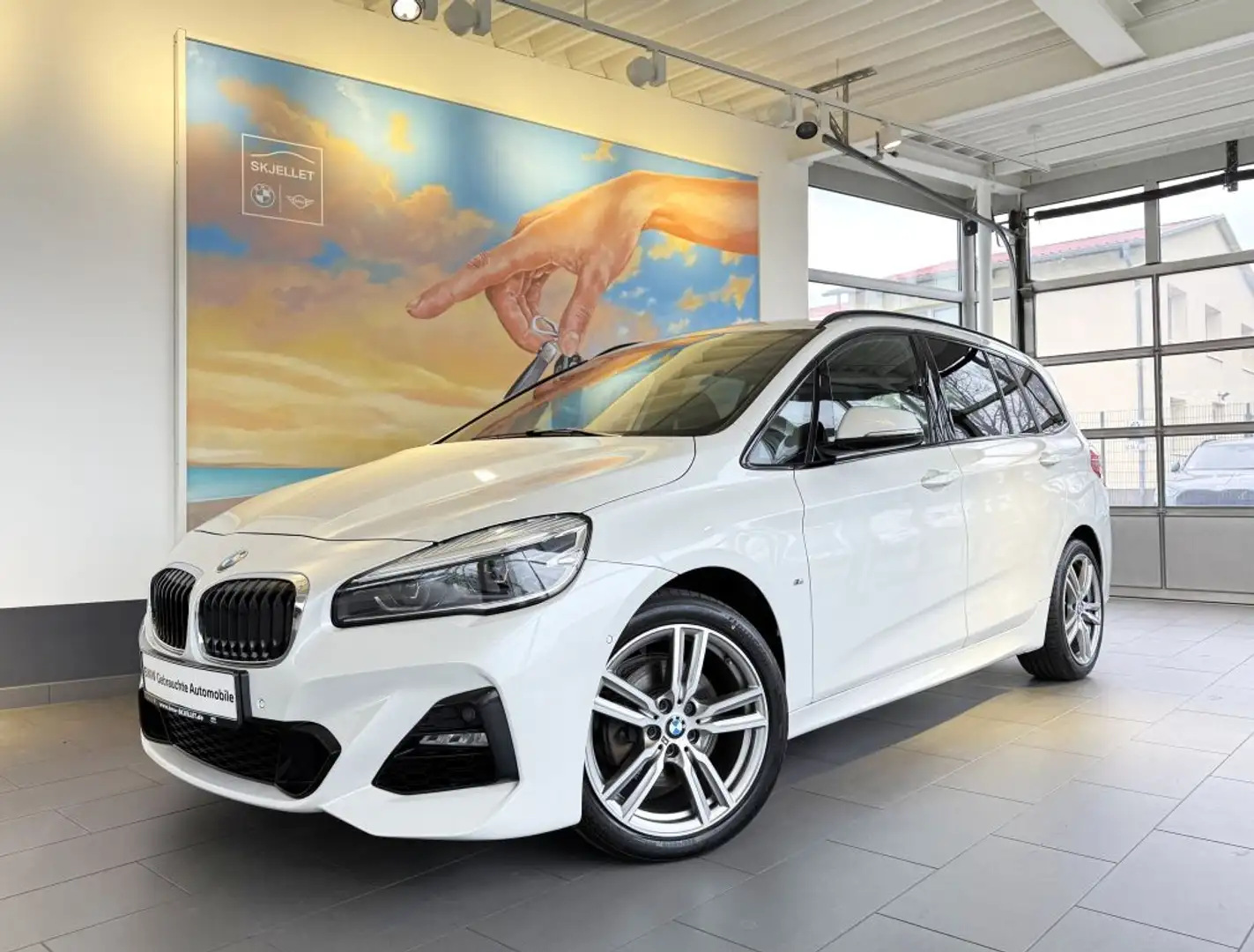 BMW 218 i GranTourer M SPORT NAVI+HIFI+DAB+TEMP+AL Weiß - 1