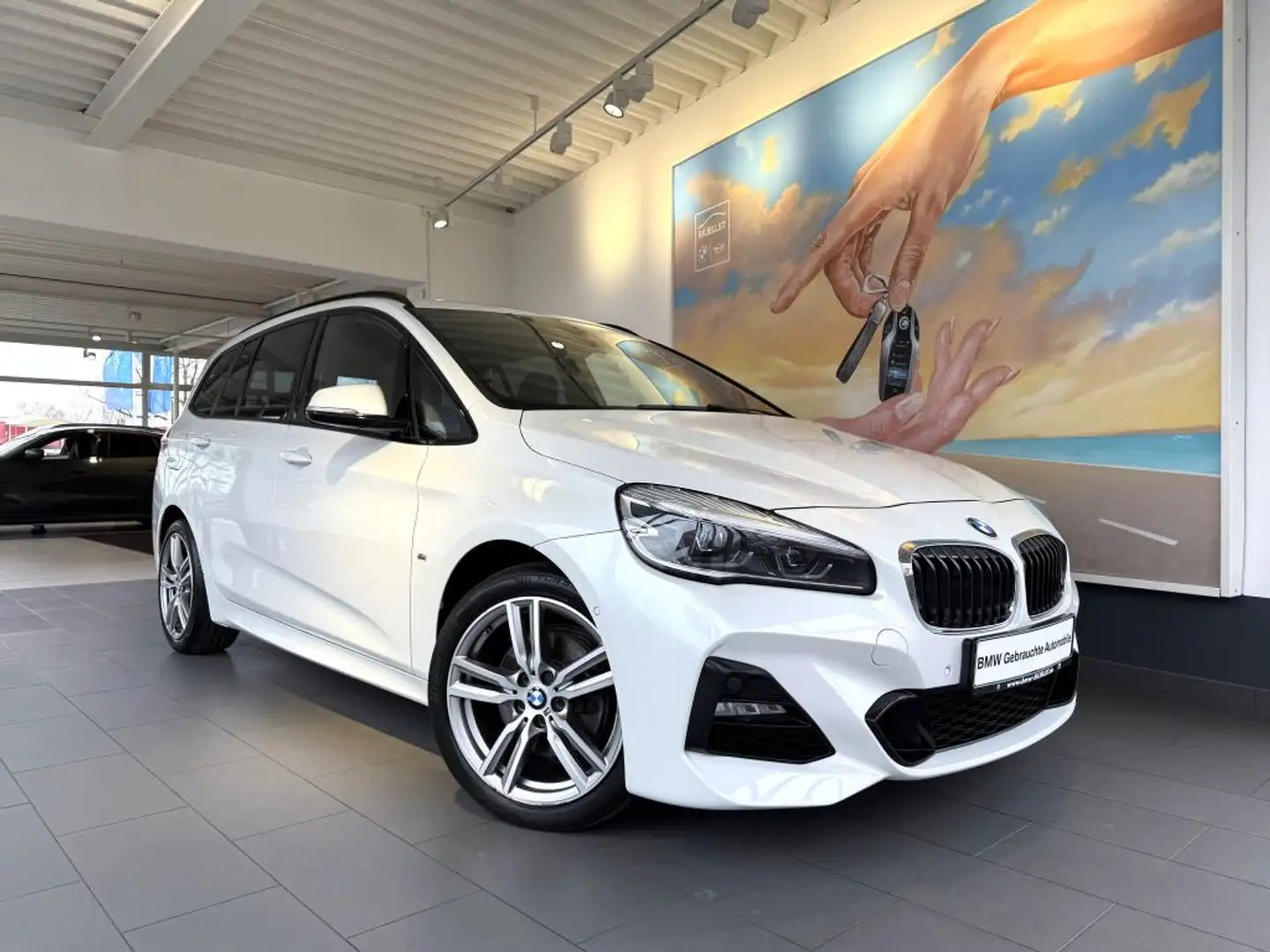BMW 218 i GranTourer M SPORT NAVI+HIFI+DAB+TEMP+AL Weiß - 2