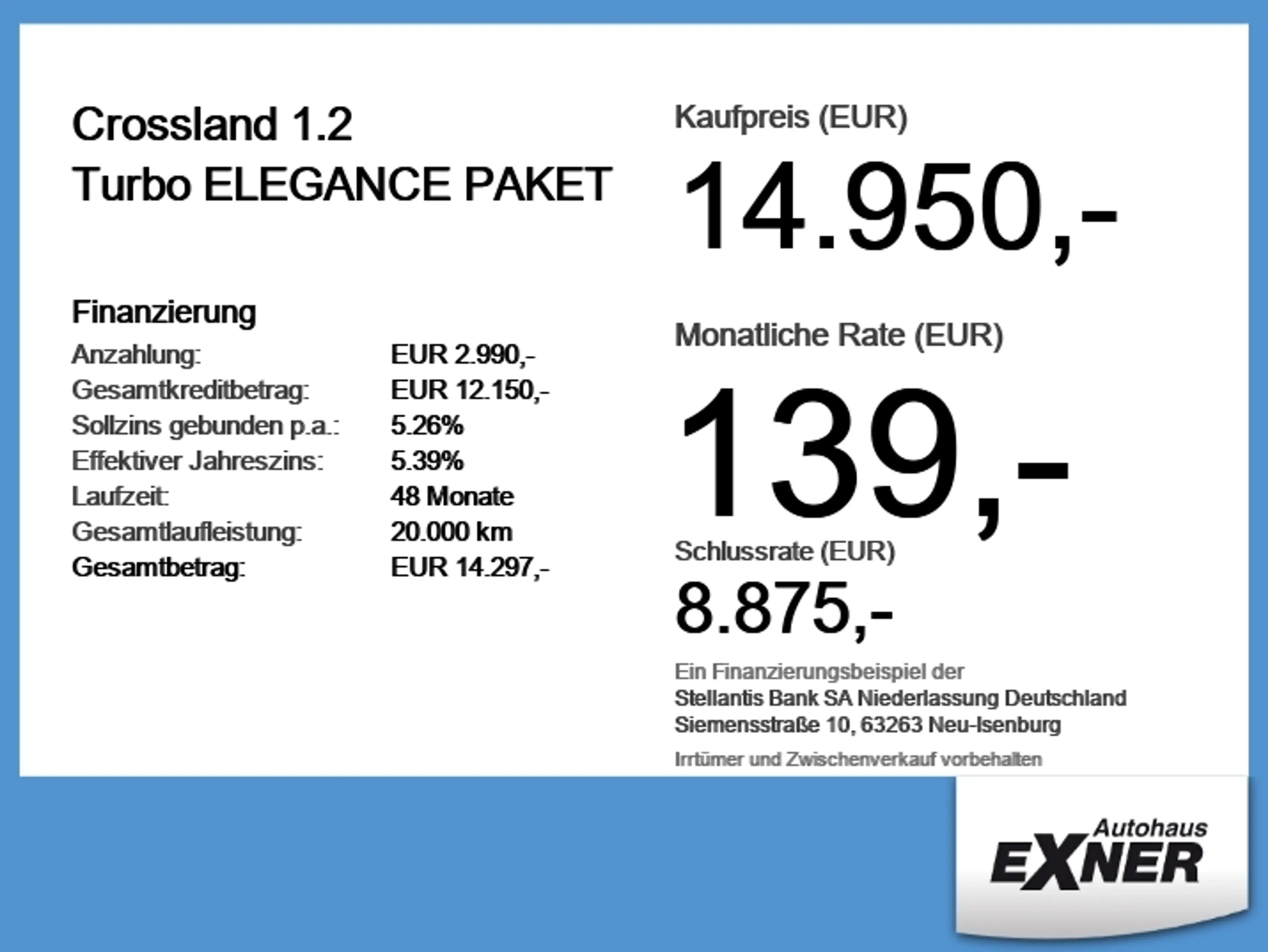 Opel Crossland 1.2 Turbo ELEGANCE PAKET Klima+Navi+PDC — photo 6