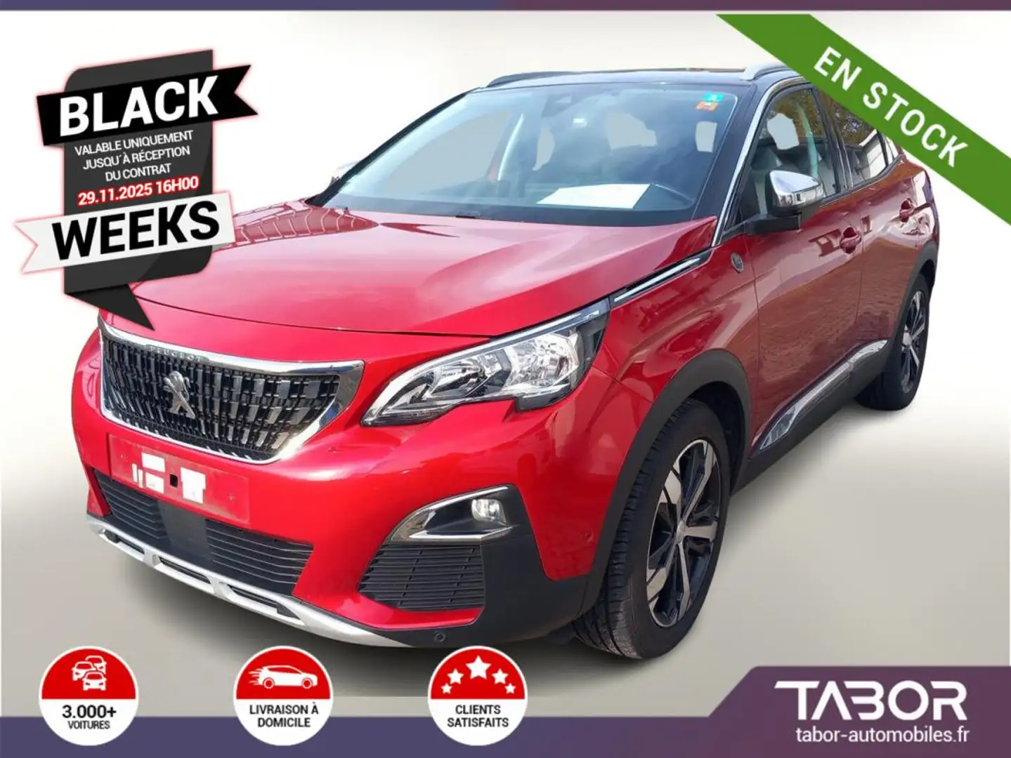 Peugeot 3008 1.2 PT 130 Aut. Crossway Pano GPS Rot - 1