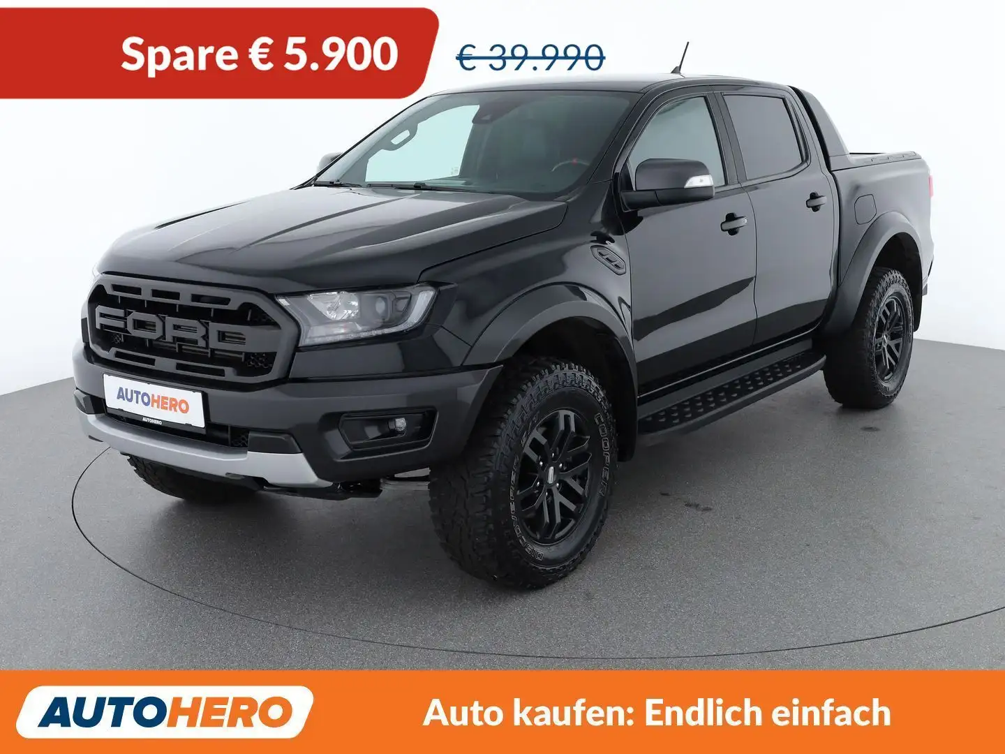 Ford Ranger Raptor 2.0 TDCi EcoBlue Bi-Turbo Doppelkabine 4x4 Schwarz - 1