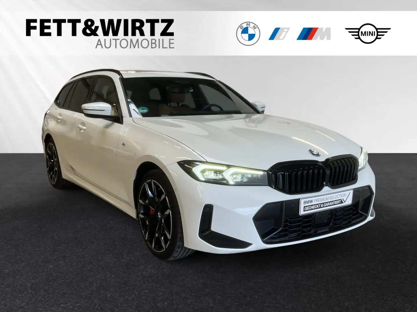 BMW 330 e xDrive Touring M Sport Pro|AHK|Pano|19"LMR|H/K Weiß - 1