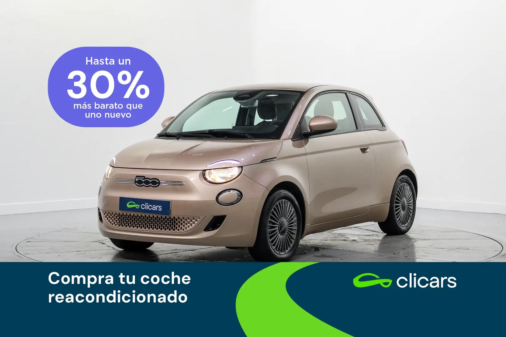 Fiat 500e 87Kw Icon Naranja - 1