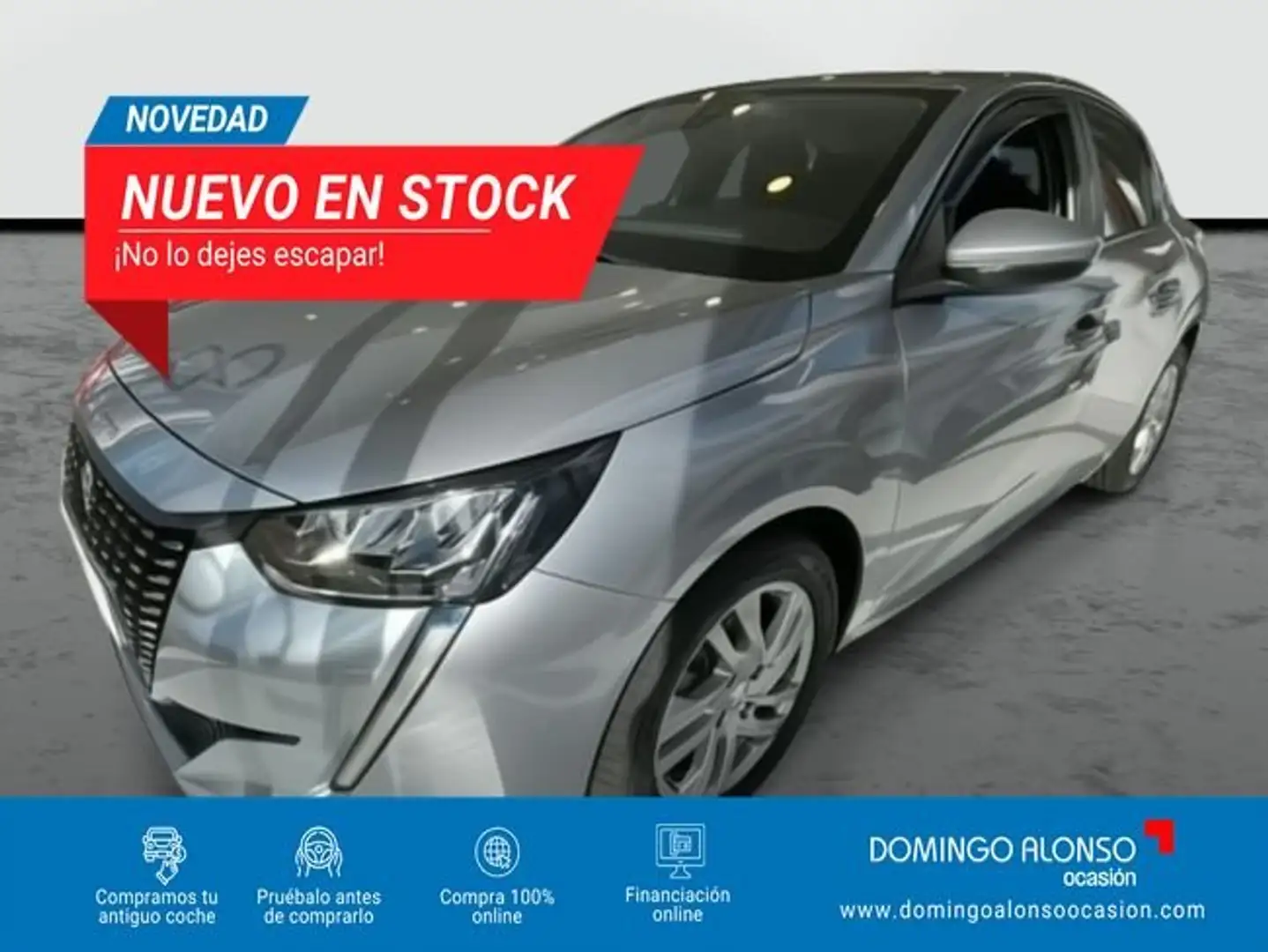 Peugeot 208 PureTech 73kW (100CV) Allure Gris - 1