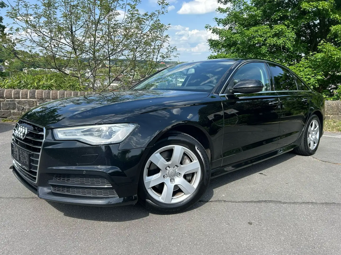 Audi A6 2.0 TFSI quattro S tronic/Leder/HuD/AHK/Massage Negro - 1