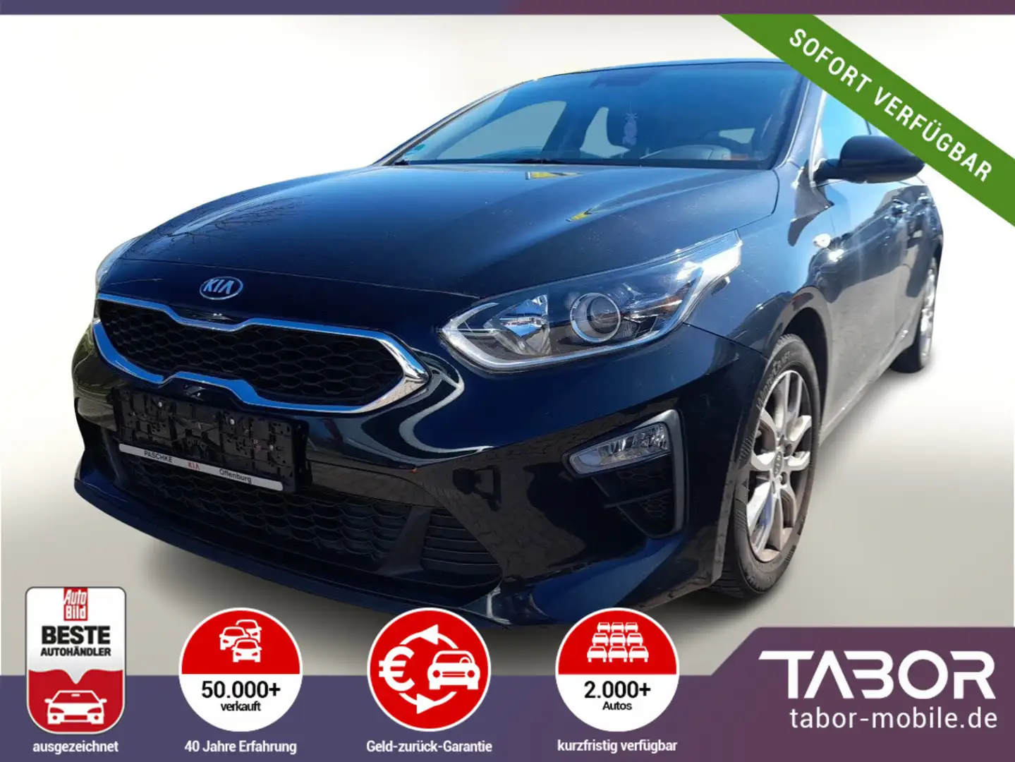 Kia Ceed / cee'd 1.4 99 Edition 7 Limited PDC SHZ Schwarz - 1