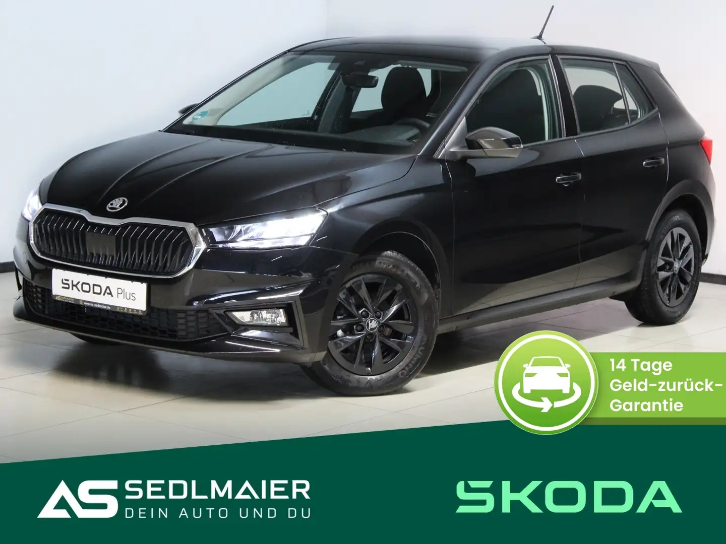 Skoda Fabia 1.0 MPI Selection SHZ|CarPlay|PDC|LED|Temp Schwarz - 1