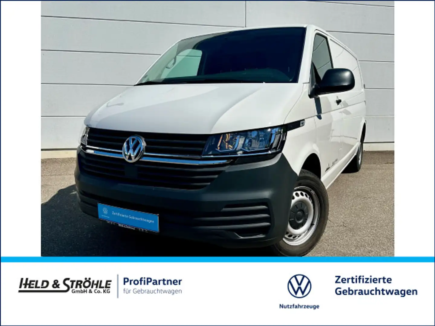 Volkswagen T6.1 Transporter T6.1 Kasten 2.0 TDI LR AHK PDC FLÜGELTÜREN Weiß - 1