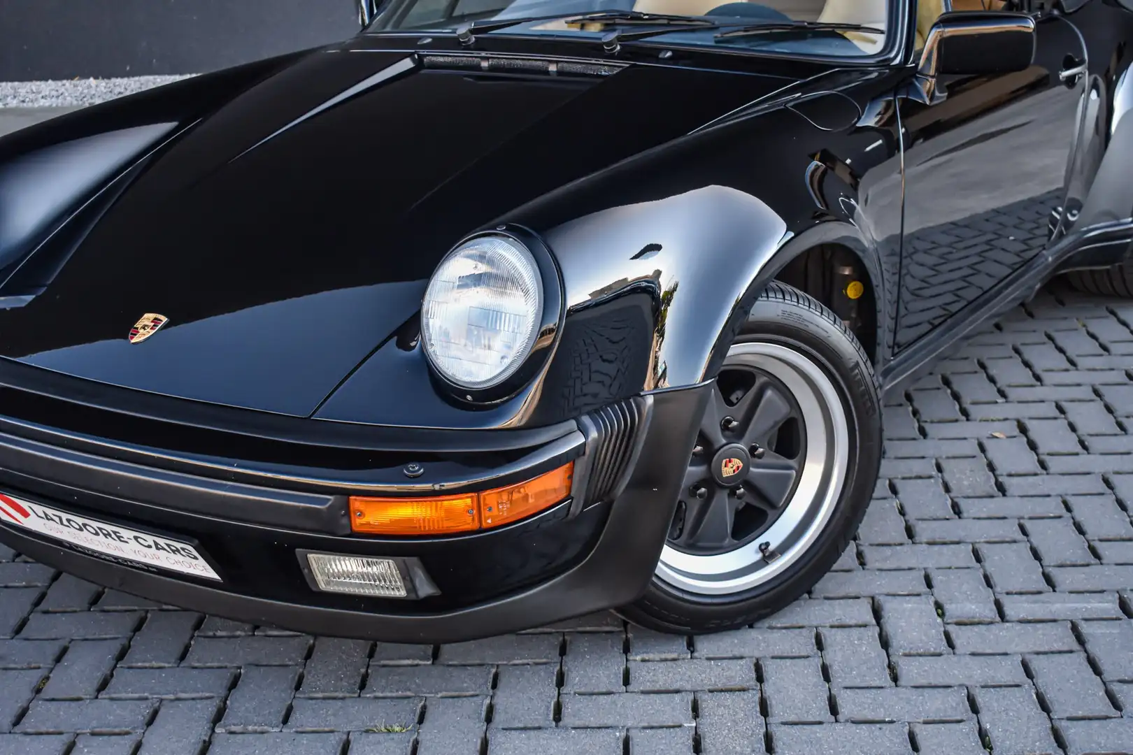 Porsche 930 Turbo Cabriolet 911 - Goed gedocumenteerd Noir - 2