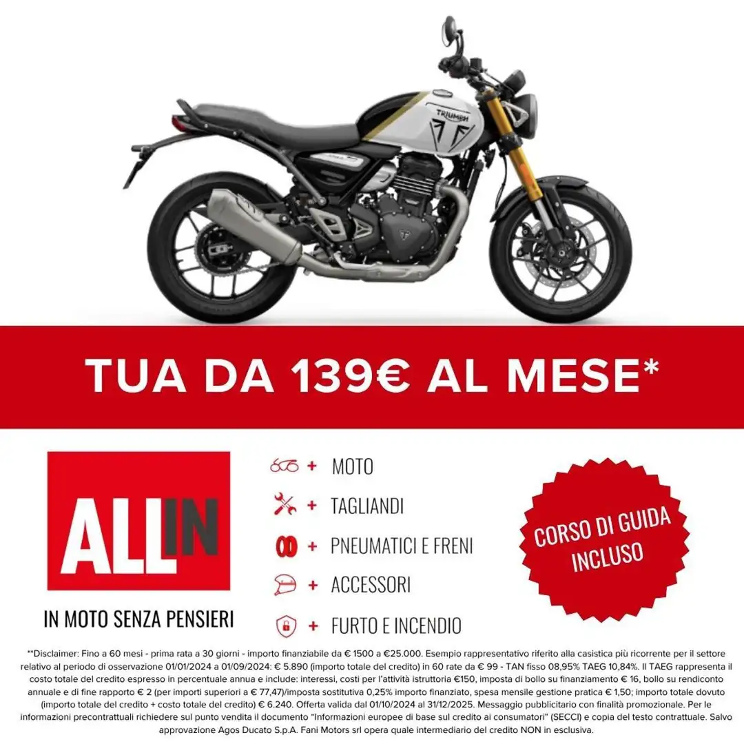 Triumph Speed 400 speed 400 Bianco - 2