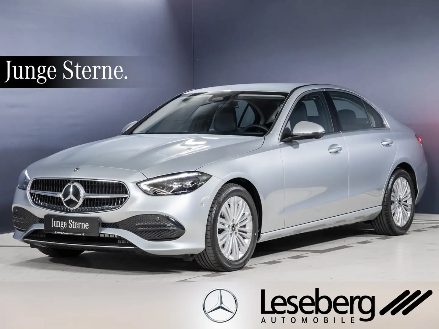 Mercedes-Benz C 220 C 220 d Avantgarde LED/Anhängerkupplung/360°/DAB Silber - 1