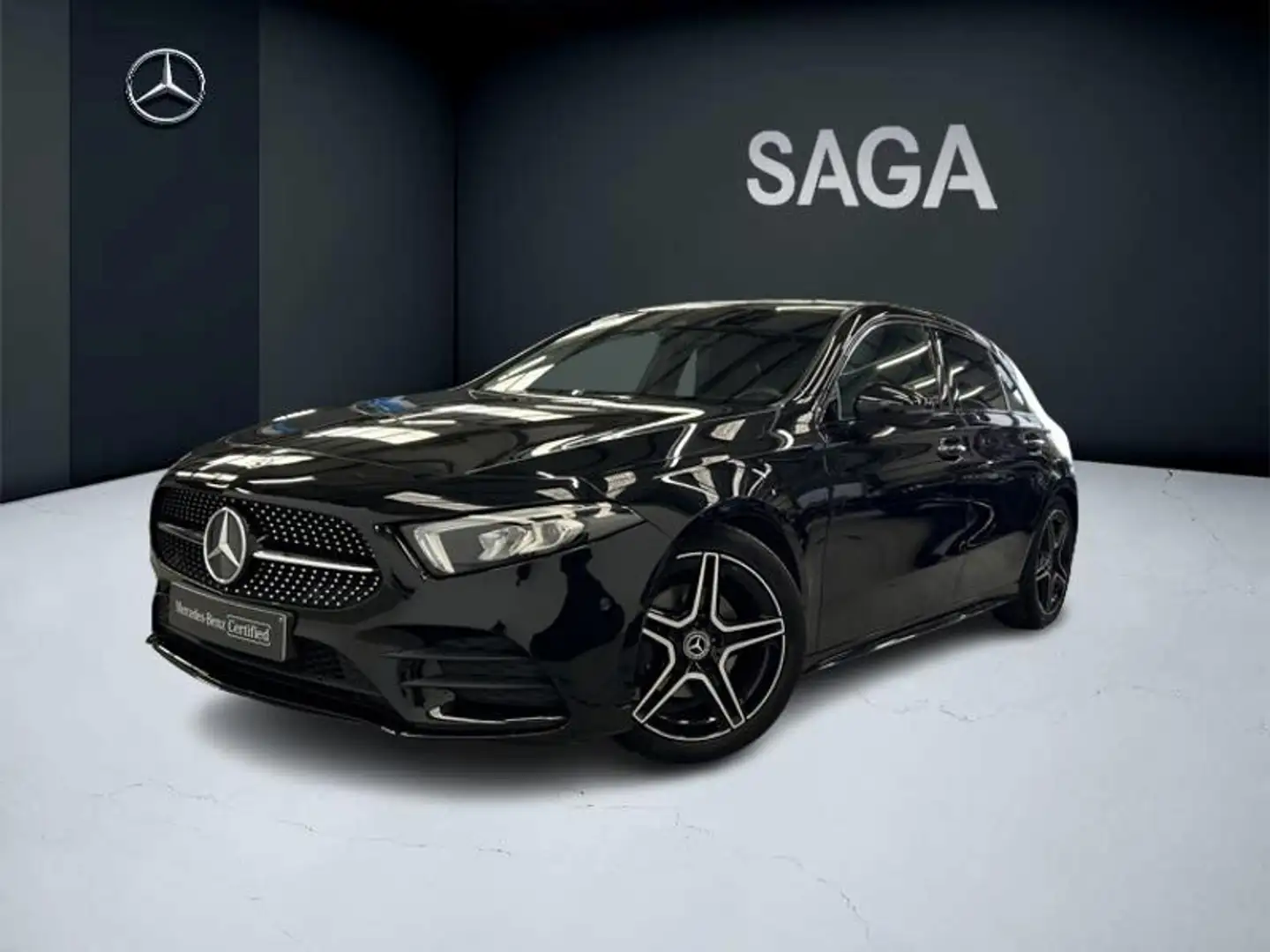 Mercedes-Benz A 180 Pack AMG Toit Pano Zwart - 1