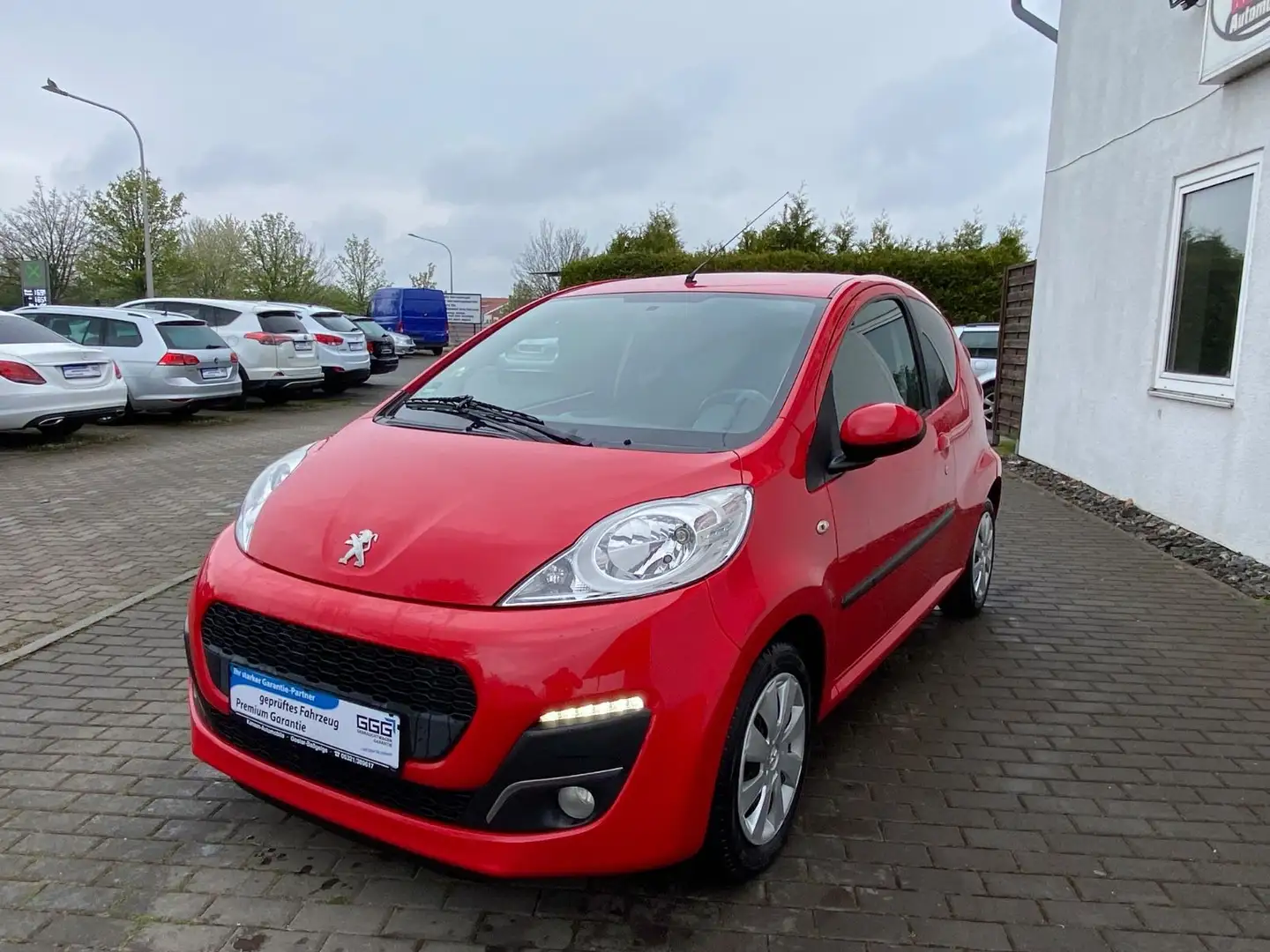 Peugeot 107 Active / Klimaanlage/ LED/ EURO5/ Rot - 2