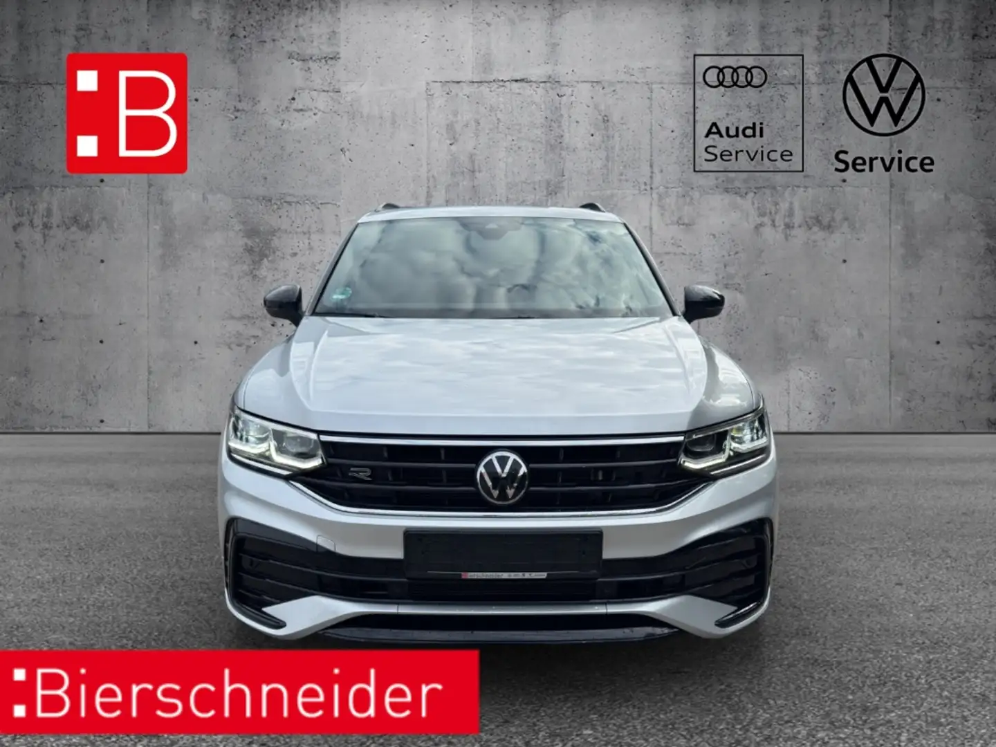 Volkswagen Tiguan 2.0 TDI DSG 4Mo. R-Line BLACK-STYLE BLACK PANO IQ. Silber - 2