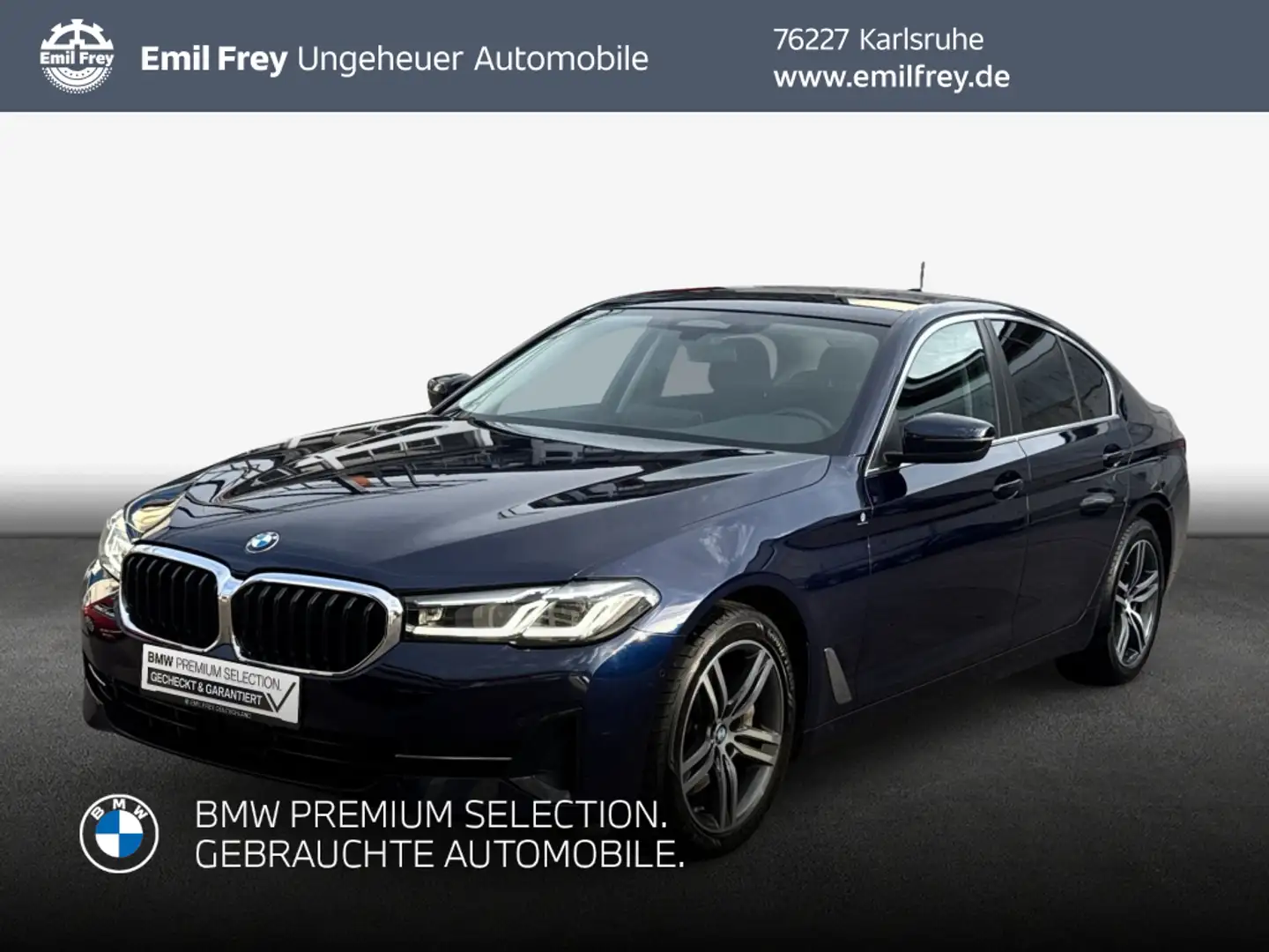 BMW 530 d Aut. LED HiFi AHK Blau - 1