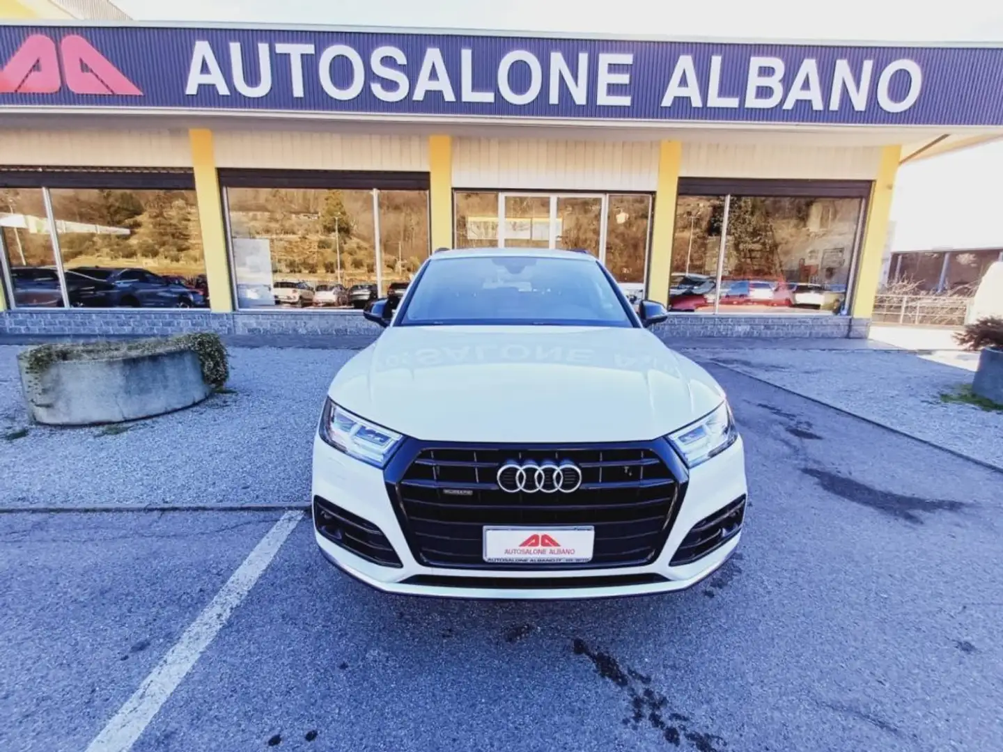 Audi Q5 40 TDI quattro S tronic S line plus Blanc - 2